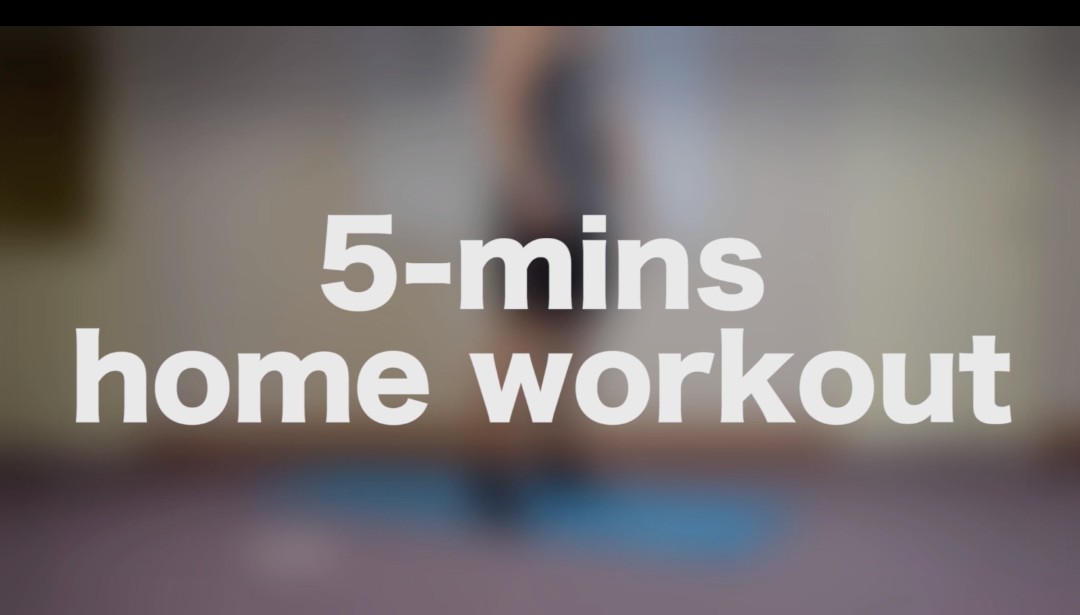 5-mins home workout